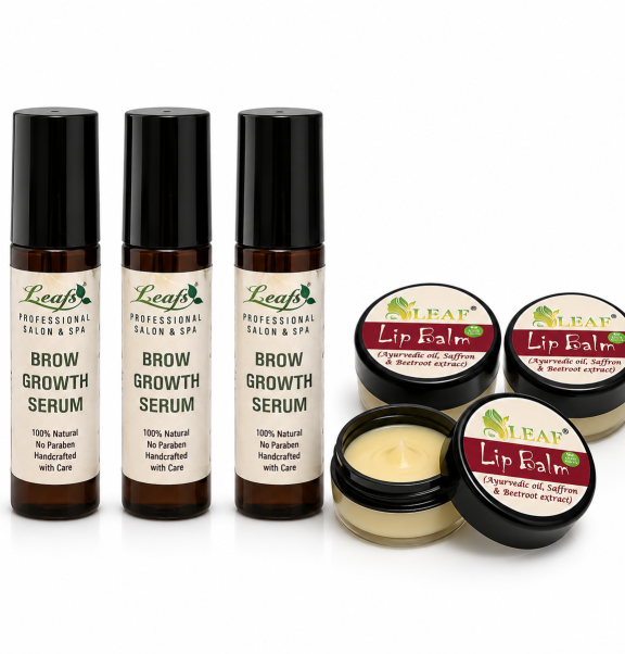 Thicker brows + nourished lips.