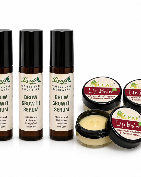 Thicker brows + nourished lips.